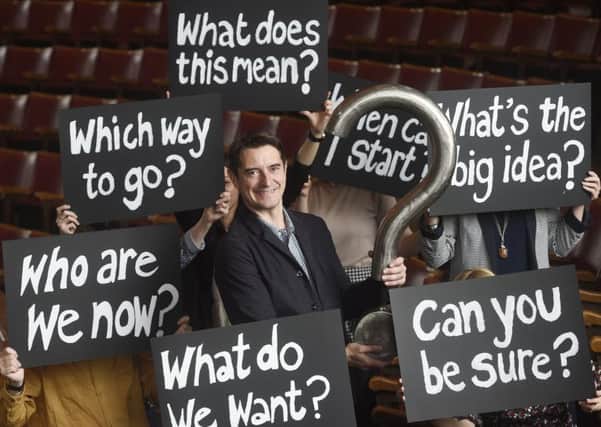 Nick Barley, director of the Edinburgh International Book Festival, launches the 2017 programme. Picture: Greg Macvean