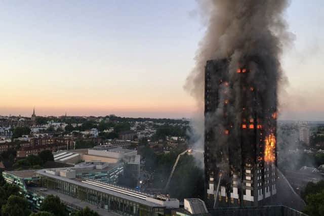 This handout image received by local resident Natalie Oxford shows the fire still raging at dawn.. Picture: Getty Images