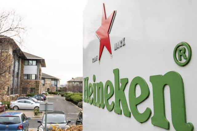Heineken employs 600 people at Edinburgh's South Gyle business park. Picture: Ian Georgeson