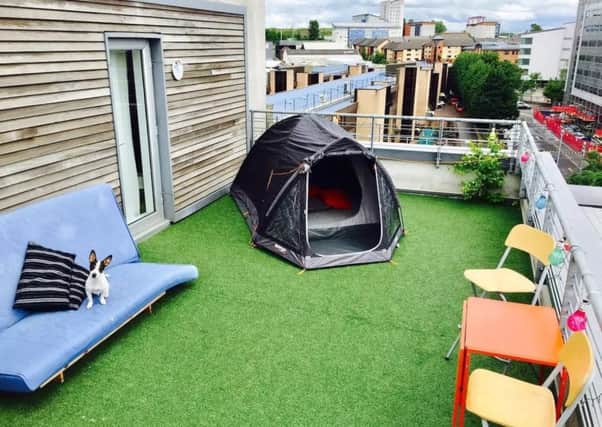 Picture: Urban rooftop camping, Air BnB