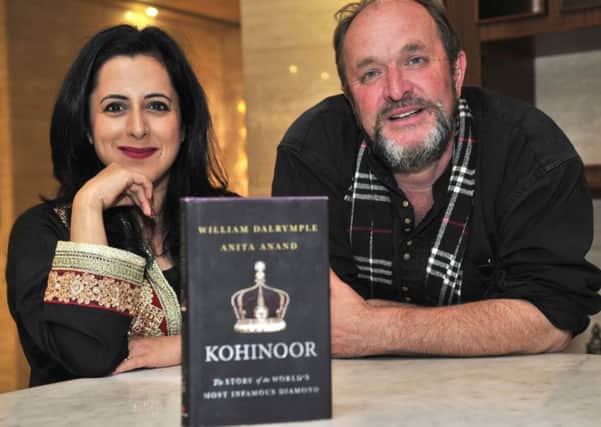Anita Anand and William Dalrymple delve into Indian history for Koh-i-Noor. Picture: Ravi Kumar/Getty Images