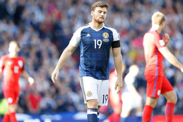 Chris Martin came on as a late substitute against England. Picture: PA