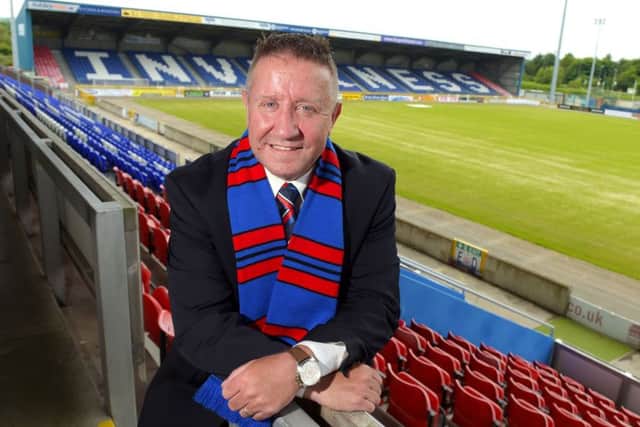 John Robertson is unveiled as the new Inverness manager at the Caledonian Stadium. Picture: Alan Harvey/SNS