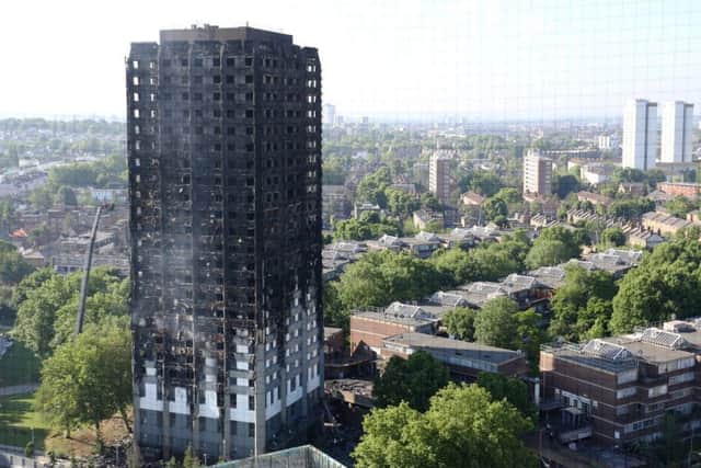 Grenfell Tower in west London was engulfed in a devastating fire. Picture; PA