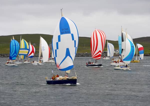 Yachting in Lerwick Harbour, Shetland. Picture: Supplied