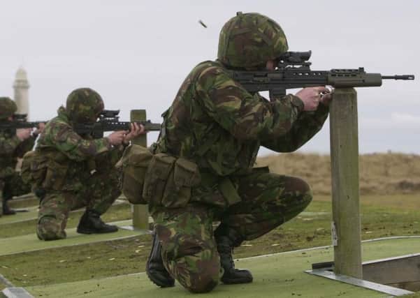 The incident took place at an army firing range.  
Picture: Allan Milligan