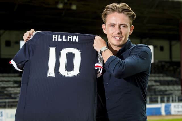 Dundee's new signing Scott Allan. Picture: SNS