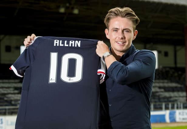 Dundee's new signing Scott Allan. Picture: SNS