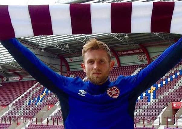 Rafal Grzelak has signed a two-year deal with Hearts. Pic: Heart of Midlothian FC