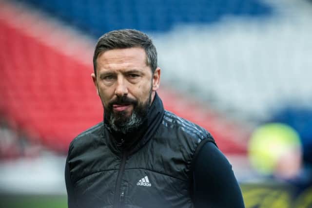 Derek McInnes is staying with Aberdeen. Picture: John Devlin