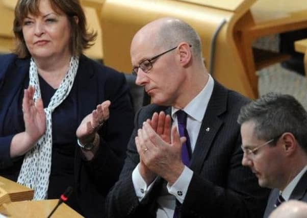 John Swinney's education reforms prompted a mixed reaction.