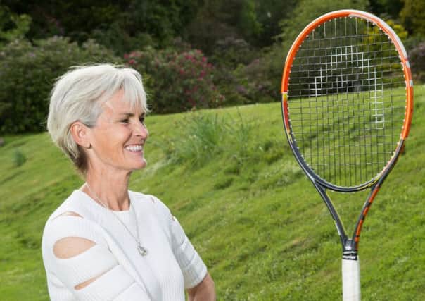 Judy Murray has a tattoo of a spider to mark the journey her sons have taken to the top. Picture: Robert Perry