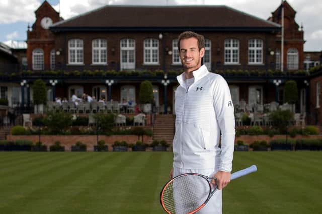 Andy Murray is hoping to put his name on the Aegon trophy for the sixth time at Queens next week.  Photograph: Getty Images