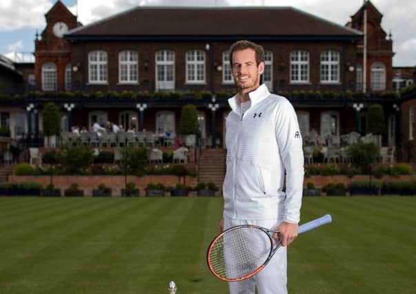 Andy Murray is hoping to put his name on the Aegon trophy for the sixth time at Queens next week.  Photograph: Getty Images