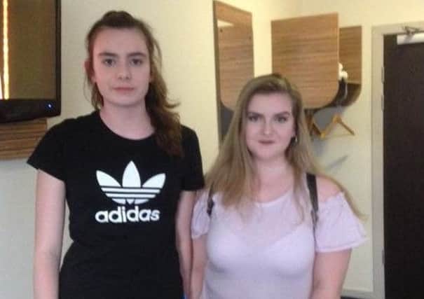 Laura MacIntyre, 15 and Eilidh MacLeod, 14.