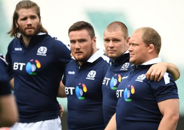 Scotland talents such as Ben Toolis, Zander Fagerson, Gordon Reid and WP Nel have been adding to the competition for places. Picture: Fotosport/David Gibson