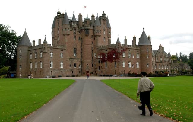 Glamis Castle in Angus

was the childhood home of Elizabeth Bowes-Lyon, best known as the Queen Mother. Her daughter, Princess Margaret, was born there. Picture: Neil Hanna/TSPL