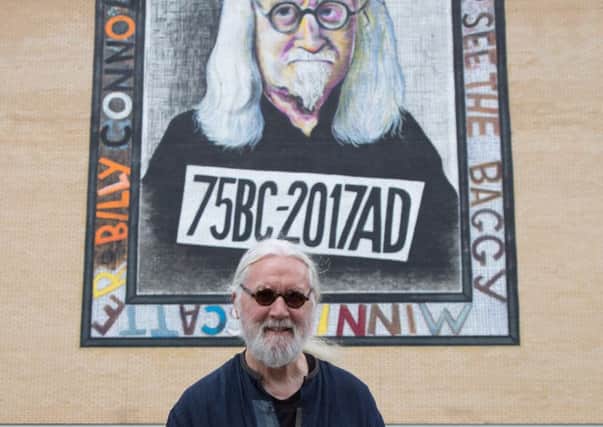 Billy Connolly is the subject of new artwork - but Aidan Smith draws the line at the prospect of a statue for the Big Yin.