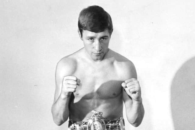 Ken Buchanan, former world lightweight champion.