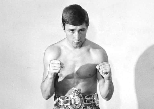 Ken Buchanan, former world lightweight champion.