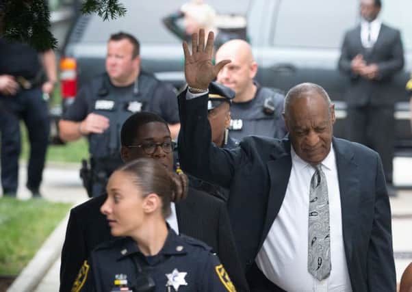 Actor and comedian Bill Cosby arrives for the sixth day of jury deliberations in Cosby's sexual assault trial at the Montgomery County Courthouse. Picture: Getty