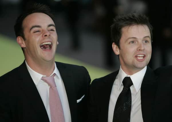 Ant McPartlin, left, say he's "let people down" ahead of reportedly entering rehab following a battle with depression, alcohol and substance abuse. Picture: PA