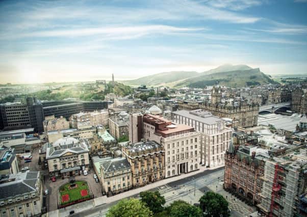 A computer-generated image of the St Andrew Square project. Picture: Liam Anderstrem
