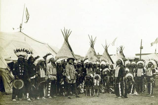 A promo shot from Buffalo Bill's Wild West show, taken in 1890. Picture: Contributed