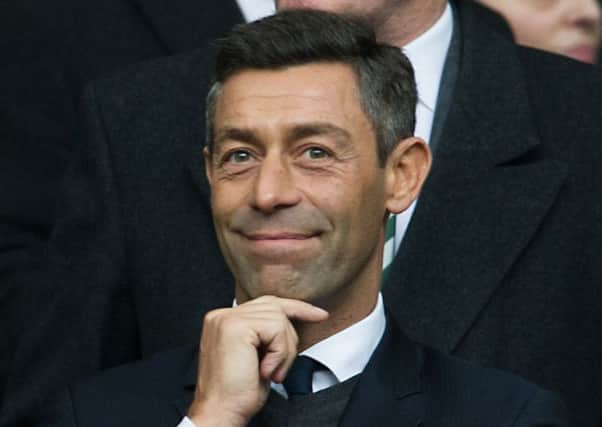 Pedro Caixinha and his Rangers side will travel to Luxembourg. Picture: John Devlin