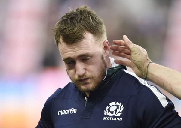 Stuart Hogg was sent home from the Lions tour after suffering a facial injury.

Picture: Ian Rutherford