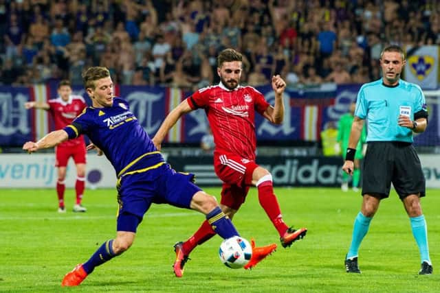 Aberdeen lost to Maribor in last year's competition. Picture: SNS