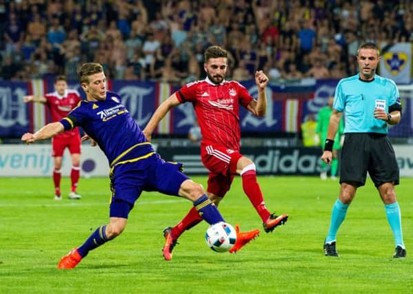 Aberdeen lost to Maribor in last year's competition. Picture: SNS