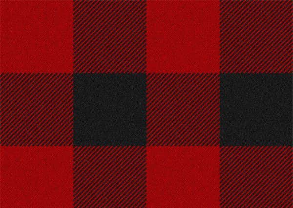 The MacGregor Red and Black tartan.
