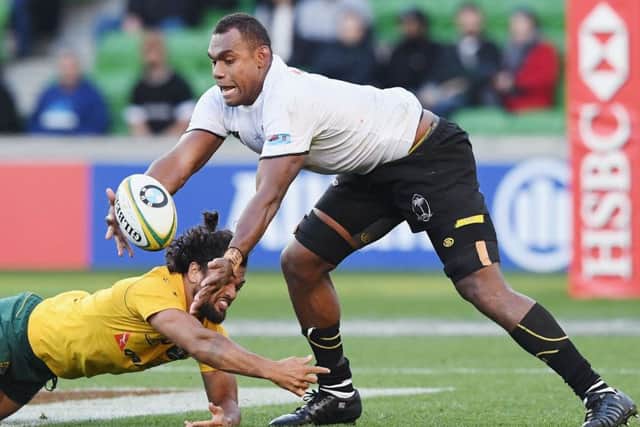 Former Glasgow forward Leone Nakarawa in action for Fiji against Australia earlier this month. Picture: Michael Dodge/Getty Images