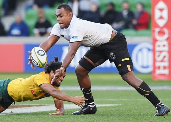 Former Glasgow forward Leone Nakarawa in action for Fiji against Australia earlier this month. Picture: Michael Dodge/Getty Images