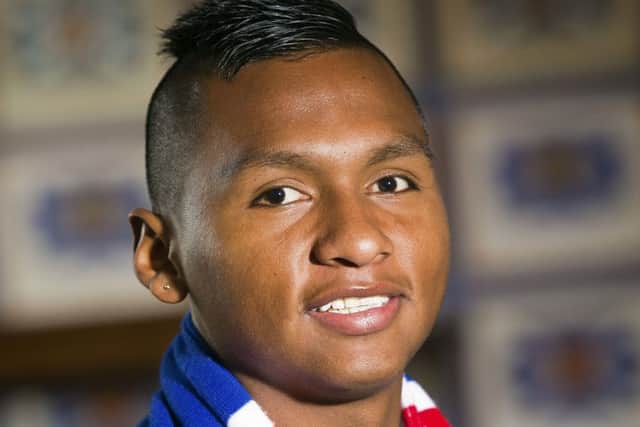 Rangers completed the signing of Alfredo Morelos in time for him to face Progres Niederkorn. Picture: Kirk O'Rourke/PA.