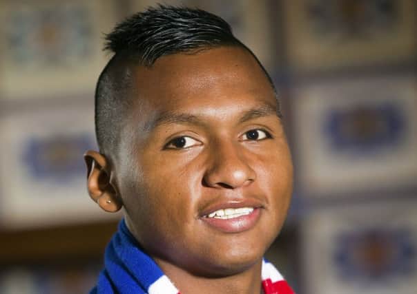 Rangers completed the signing of Alfredo Morelos in time for him to face Progres Niederkorn. Picture: Kirk O'Rourke/PA.