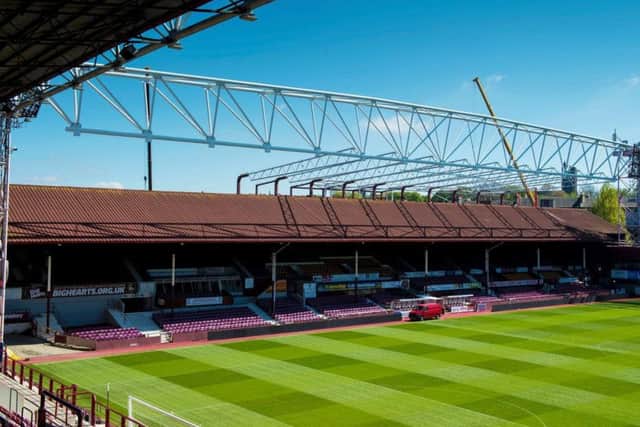 Hearts are auctioning off items from the old main stand.