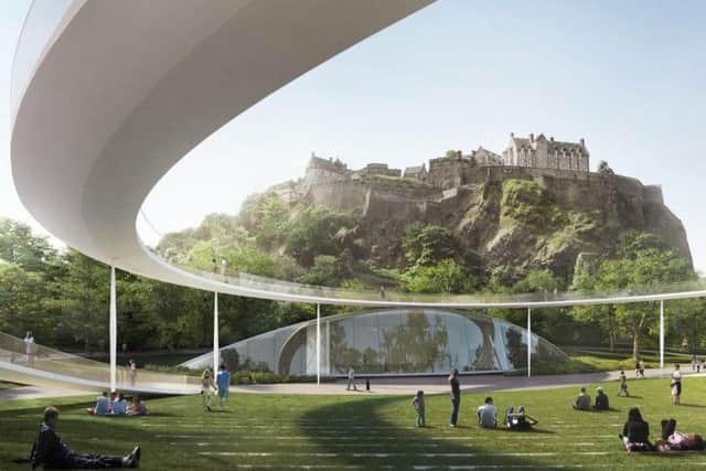 British architect William Matthews, who led the design of the Shard, has joined forces with Japanese architect Sou Fujimoto for his Edinburgh concept.