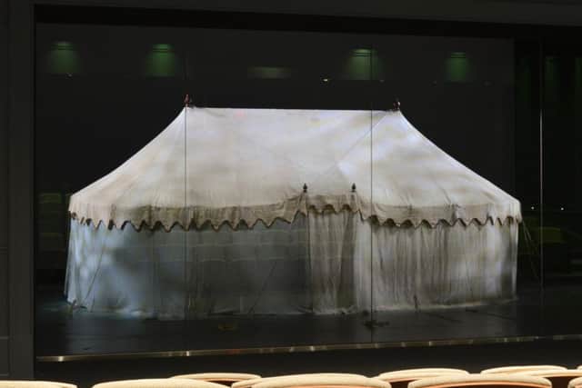 George Washingtons Headquarters Tent on display. PICTURE: MUSEUM OF THE AMERICAN REVOLUTION
