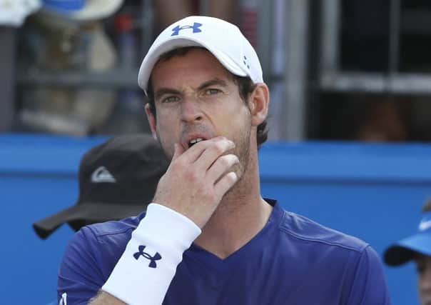 Andy Murray has much to think about ahead of his Wimbledon defence. Picture: Kirsty Wigglesworth/AP