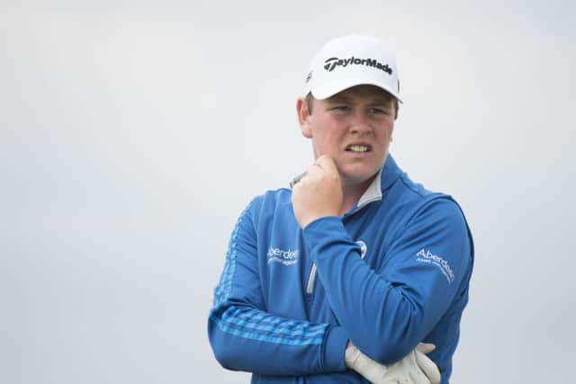 Robert MacIntyre, last year's beaten finalist, scraped through on the qualifying mark in Kent. Picture: Getty Images