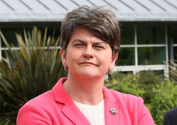 Democratic Unionist Party (DUP) leader Arlene Foster. Picture: Paul Faith/Getty/AFP