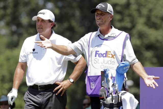 Phil Mickelson and Jim 'Bones' Mackay had worked together for 25 years, amassing more than 40 worldwide wins. Picture: Getty Images