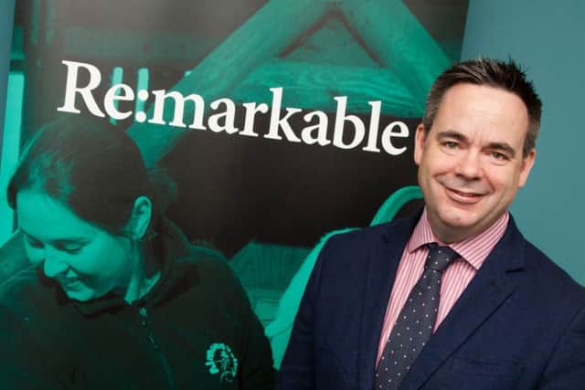 Peter Russian said the Re:markable brand reflected the organisation's expanded portfolio. Picture: Claire Watson