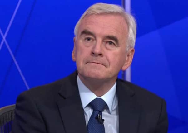 John McDonnell has said that May's government has no right to govern.