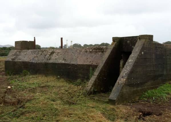 The air raid shelt discovered by Scottish Water contractors. PIC: Scottish Water.