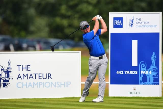 Kirkhill's Craig Ross was one of the Scottish casualties in the second round of the Amateur Championship at Royal St George's. Picture: Getty Images