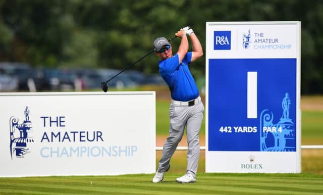 Kirkhill's Craig Ross was one of the Scottish casualties in the second round of the Amateur Championship at Royal St George's. Picture: Getty Images