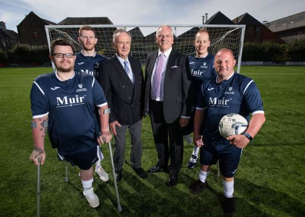 Scottish amputee football team to head to europe thanks to support from Muir Group. Picture: Supplied